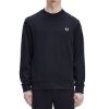 Fred Perry - Crew Neck Sweatshirt - Navy