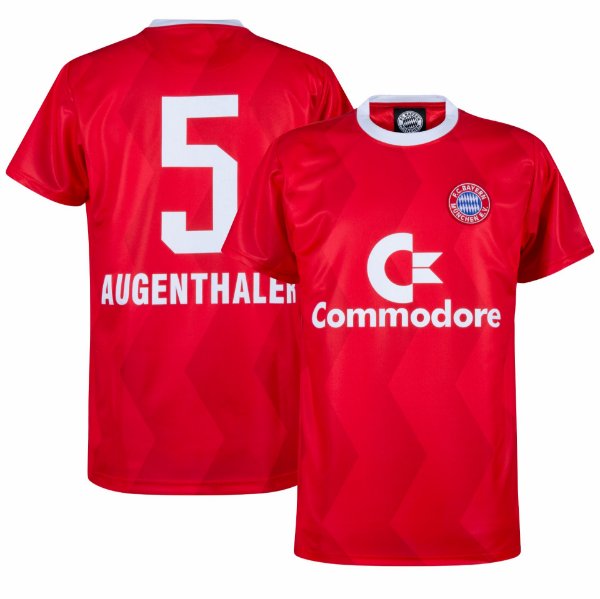 Bayern Munich Retro Football Shirt 1988-1989 + Augenthaler 5