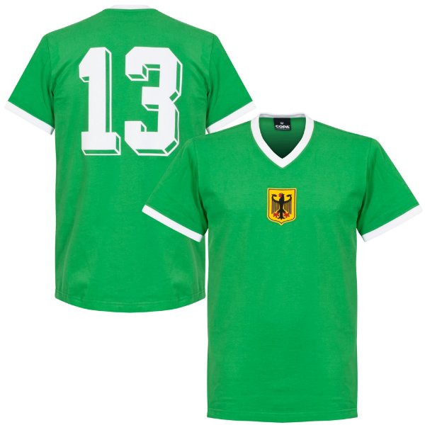 Germany Retro Football Shirt Away 1970's + Number 13