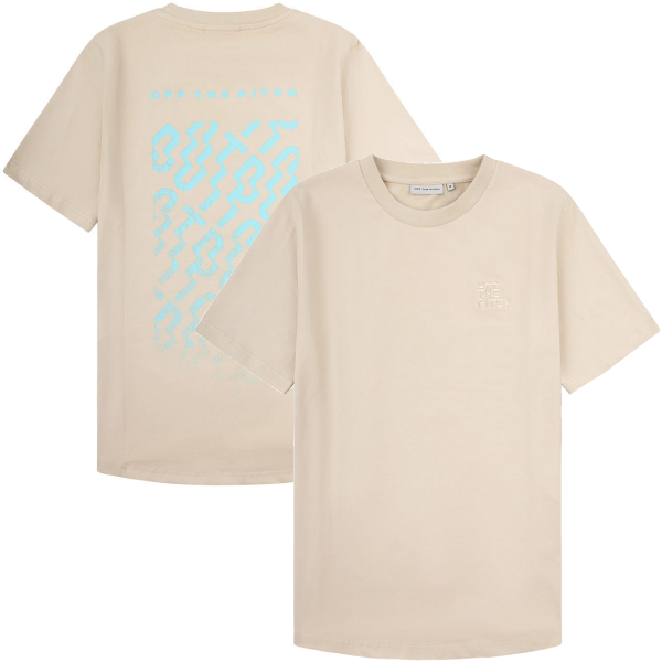 Off The Pitch - Backburn Faded Slim Fit T-Shirt - Sand